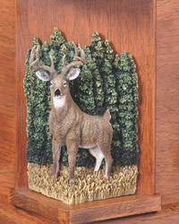 Deer on woodbridge cap panel